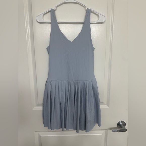 Robe De Tennis Laundry By Shelli Segal Vert Olive - Taille L, Avec Short Intégré, Neuve Sans étiquette
